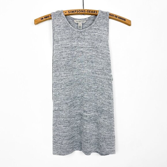 Calvin Klein Jeans Tops - Calvin Klein Jeans Womens Knit Heather Grey Tank Top Size Small